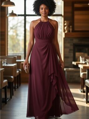 David's Bridal | Dresses | Davids Bridal Pleated Tank Stretch Crepe  Bridesmaid Dress | Poshmark